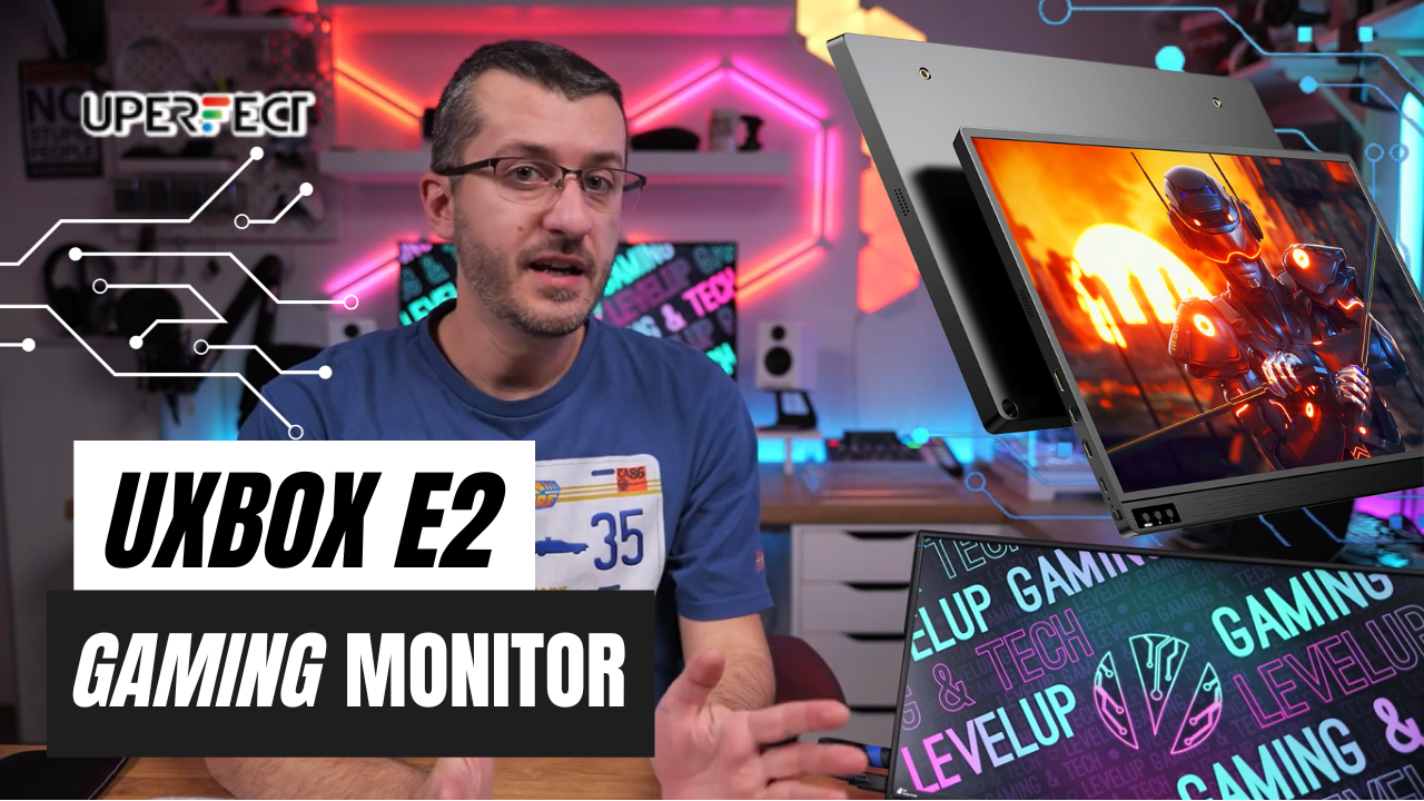 UPERFECT UXbox E2 Portable Gaming Monitor reviewed by Level UP Gaming Tech
