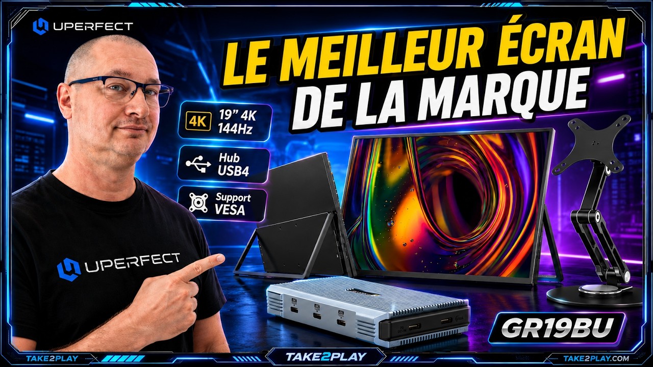 UPERFECT GR19BU (UColor Apex) 19 Inch 4K Gaming Monitor reviewed by Take2Play