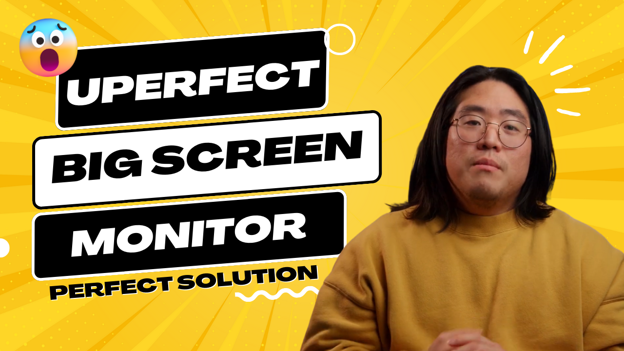 Exploring UPERFECT portable Monitor by Sam Pak | Big Screen as a perfect solution