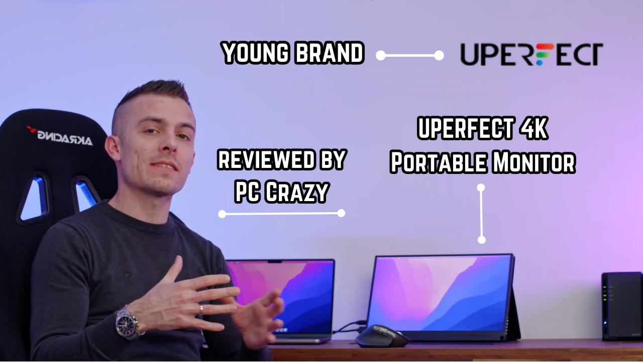 The Coolest & Handiest UPERFECT 4K UHD Portable Monitor reviewed by PC Crazy