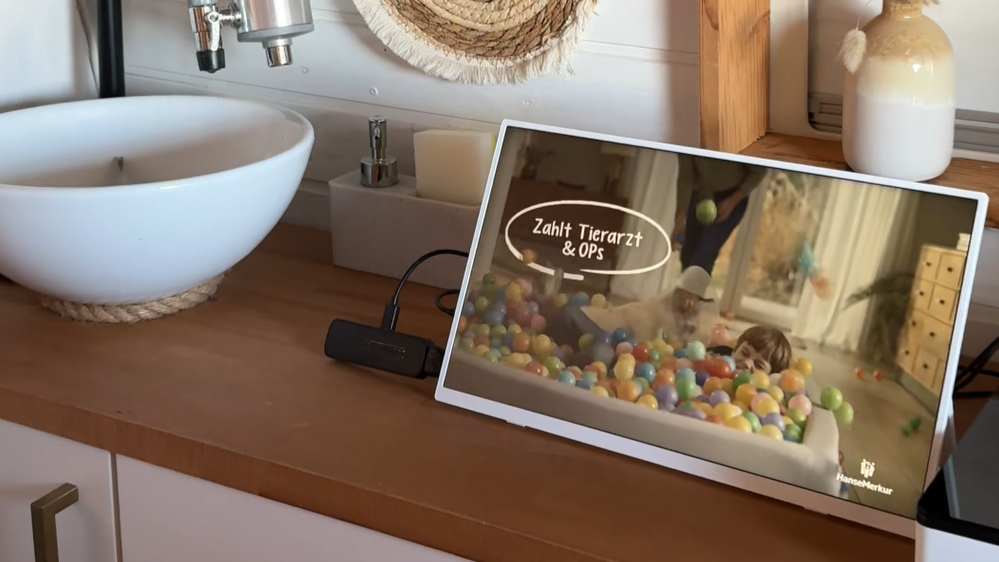 Connect a TV Stick to a Portable Monitor