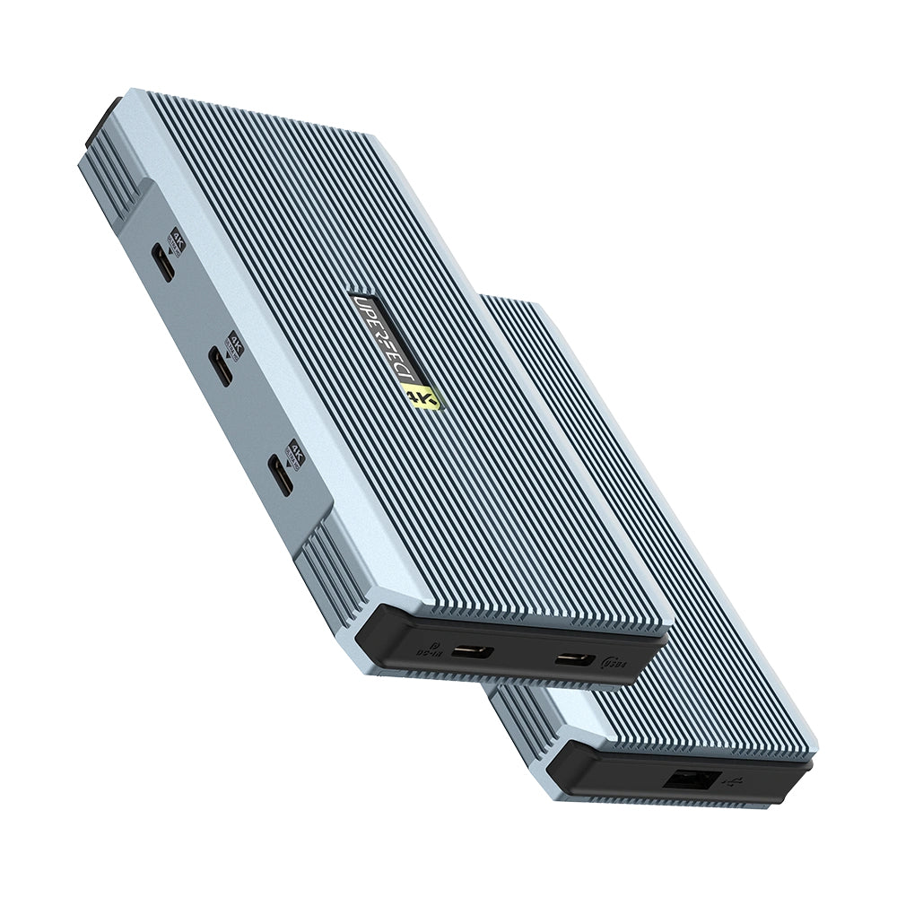 UHub Power X3 - Type-C 3-in-1 Docking Station Triple 4K@60Hz Monitor Hub for Windows
