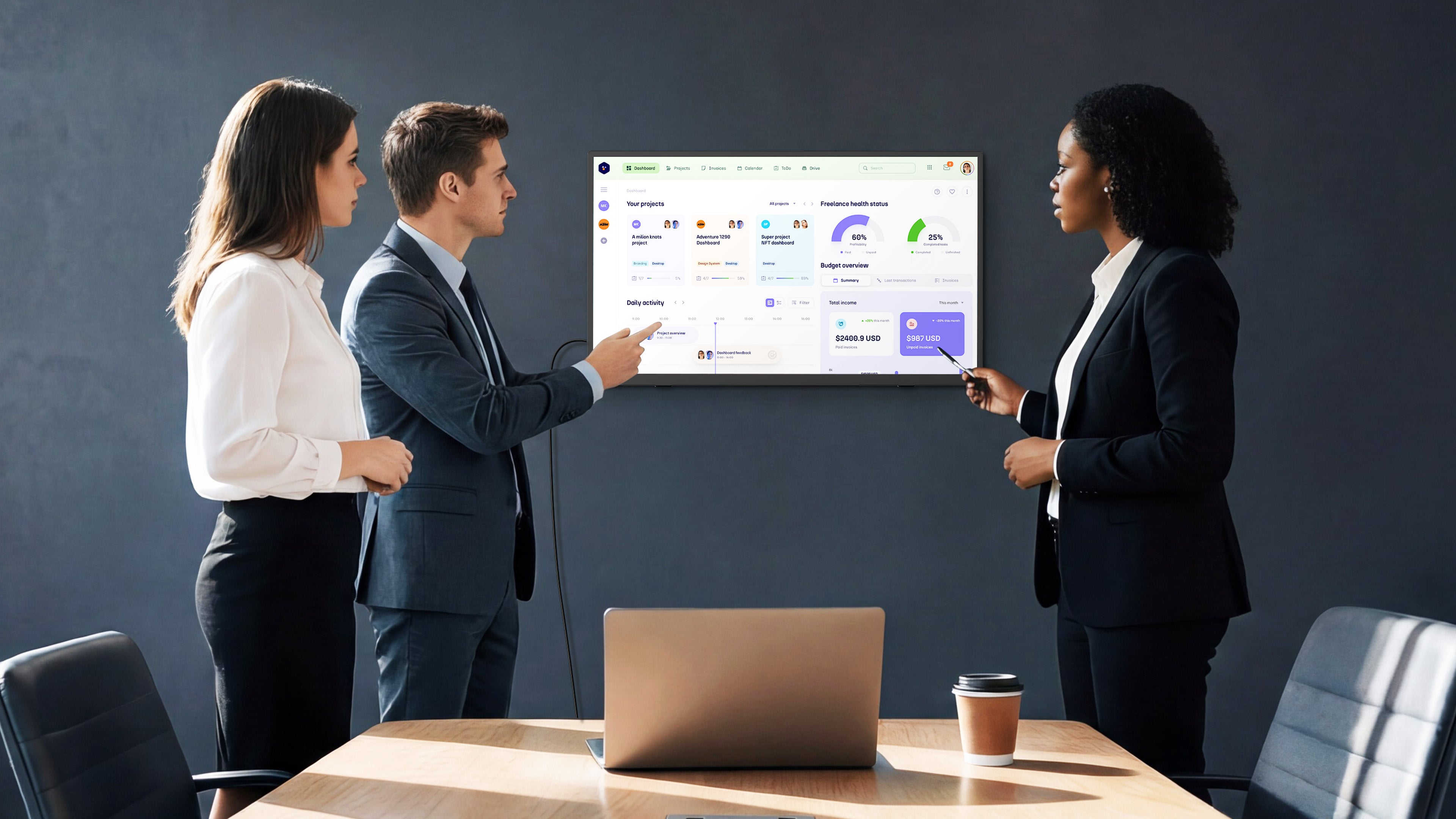 BE157BU | 15.7" 4K Touchscreen for PC Smooth UHD Business Monitor HDR Portable Display