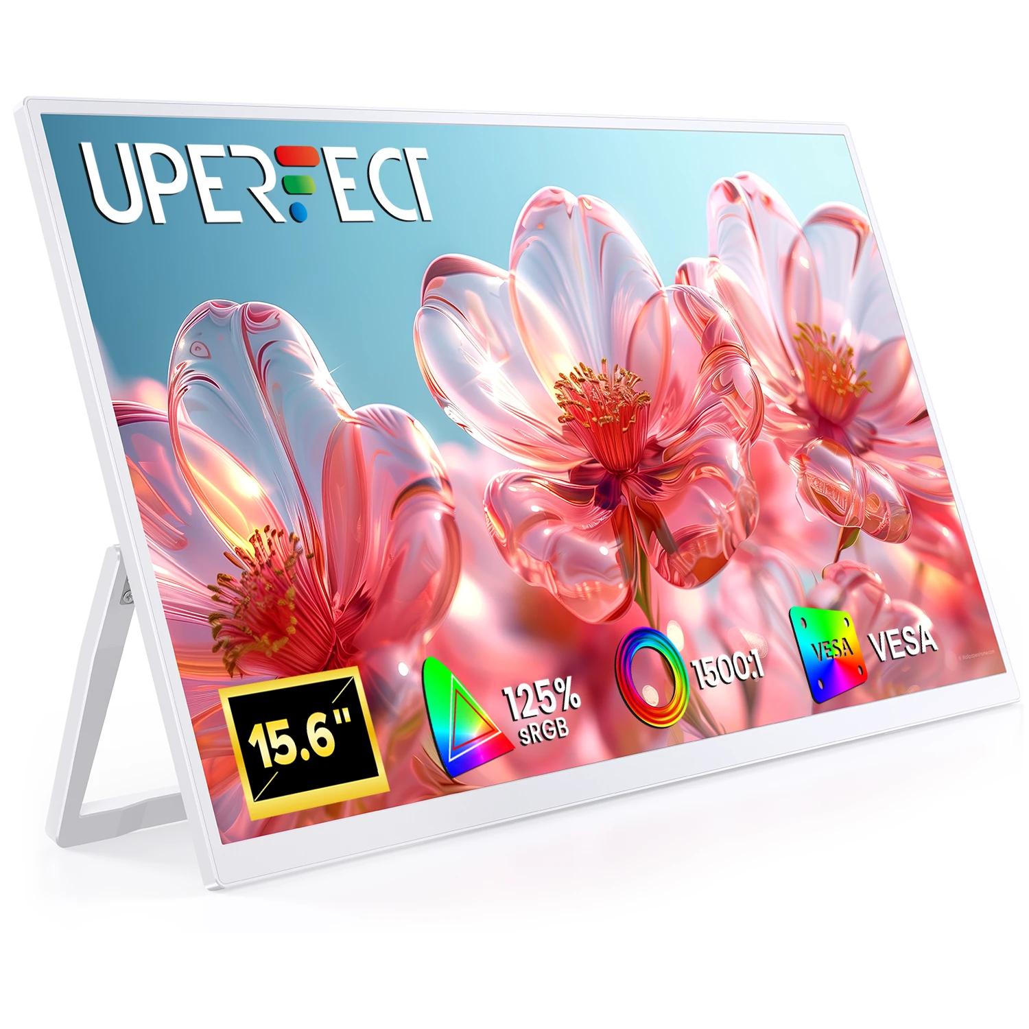 USetup T4 - White Portable Monitor 15.6" 1080P 60hz | UPERFECT
