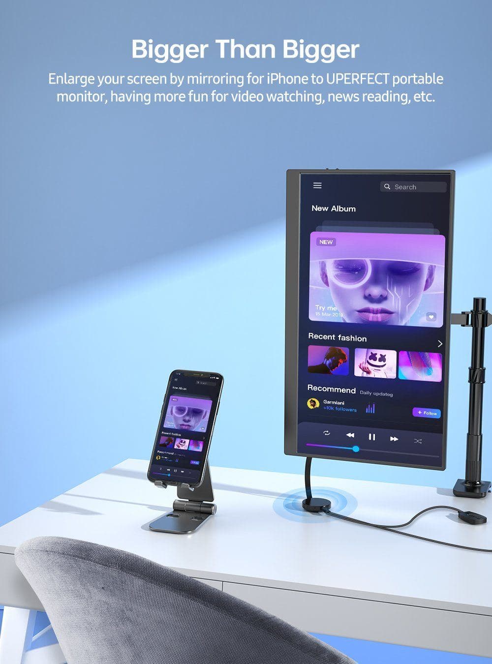 Miracast iPhone, Android, Universal Dongle | UPERFECT UPERFECT