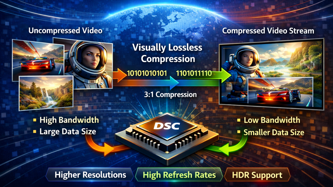 What Is Display Stream Compression (DSC) and Why Is It Used? – UPERFECT