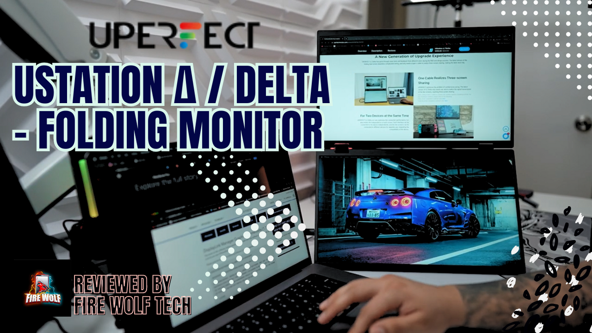 UPERFECT UStation Delta Δ Portable Folding Monitor Reviewed by Fire Wo