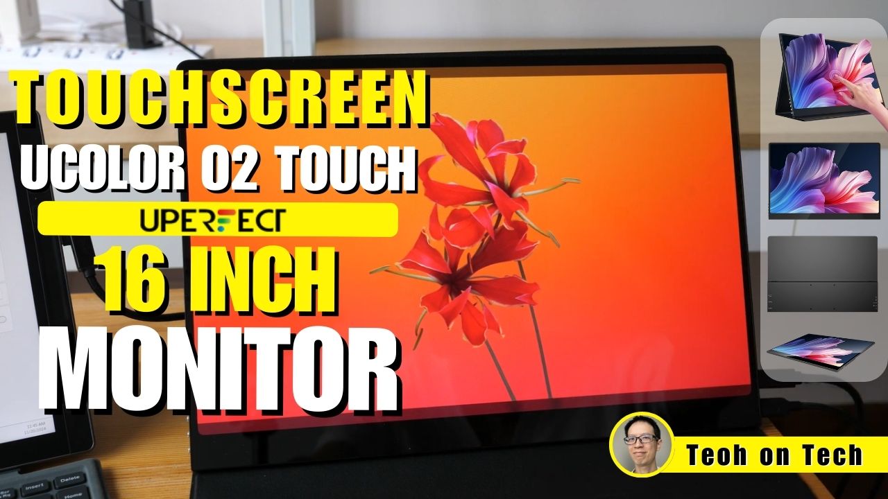 UPERFECT GR16HQ (UColor O2) touchscreen OLED portable display reviewed by Teoh Yi Chie