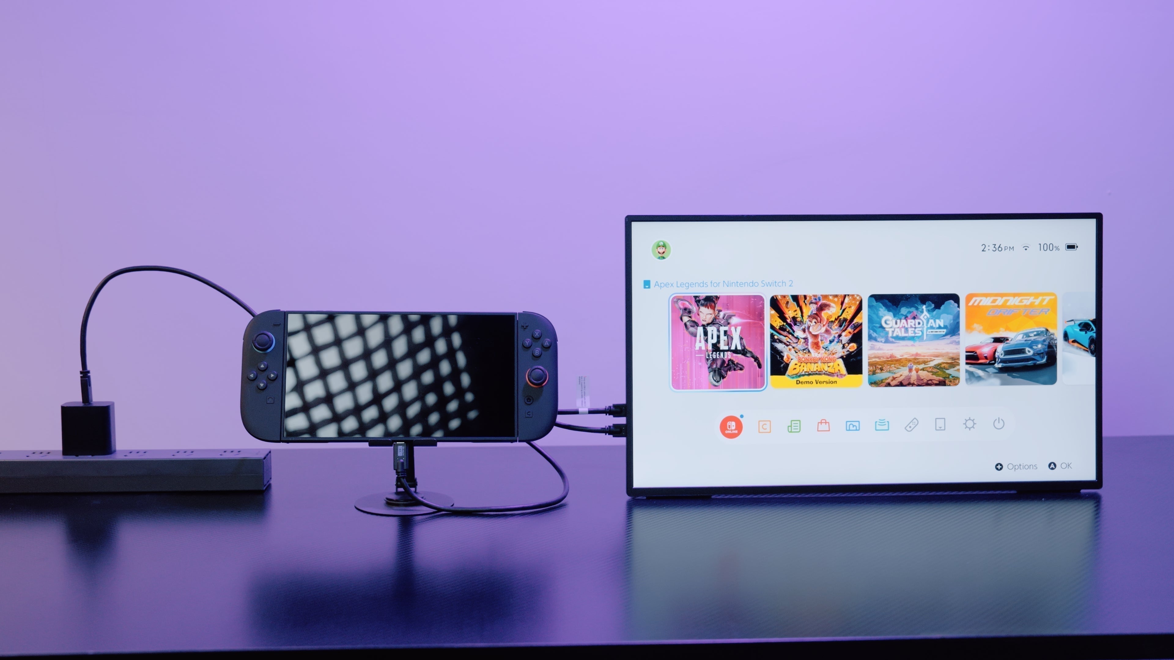 Portable Monitor connect to Switch 2
