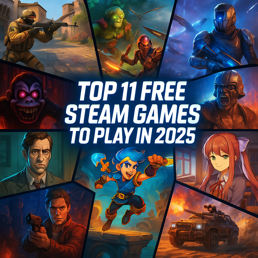 Top 11 Free-to-Play Steam Games You Must Try in 2025