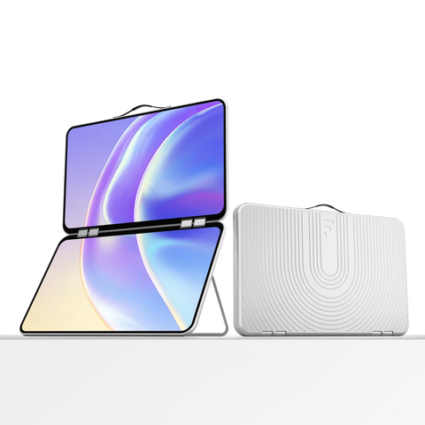 Pre-launch | Delta CarryGo - 23.8 Inch 2K Suitcase Stacked Monitor by UPERFECT