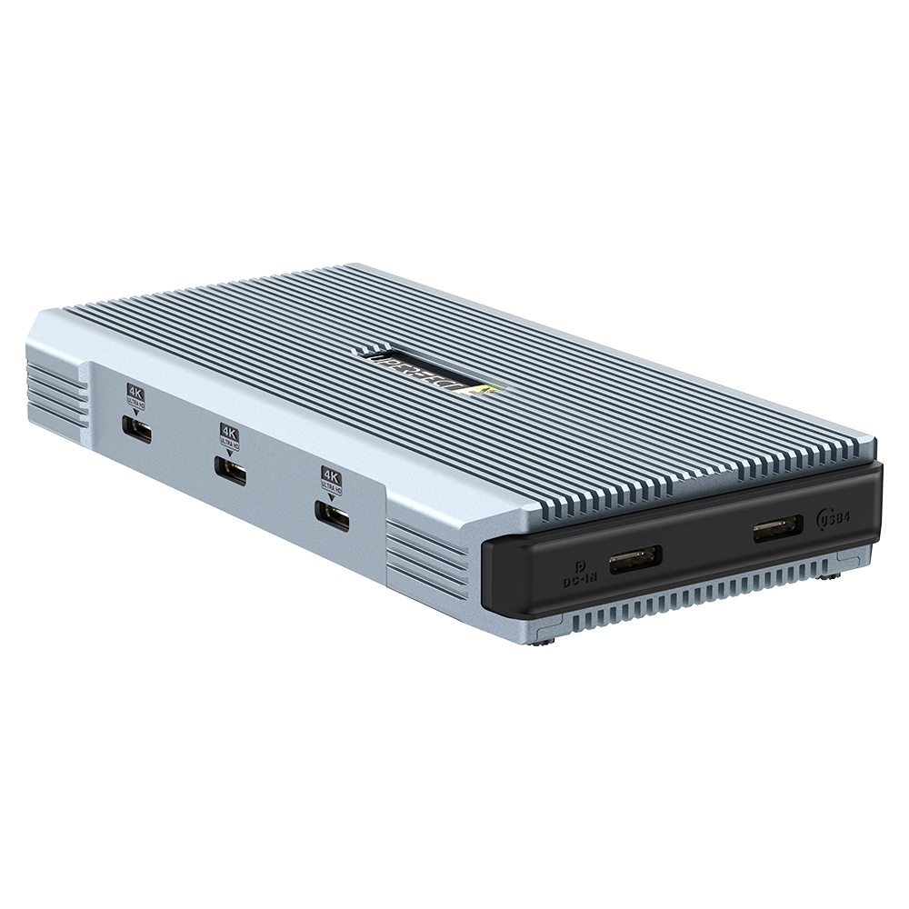 UHub Power X3 - Type-C 3-in-1 Docking Station Triple 4K@60Hz Monitor Hub for Windows