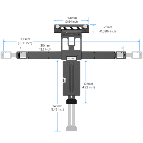 UStand Air S1 - Floating Stacked Portable Monitor Stand for Flexible Dual-Screen Setup