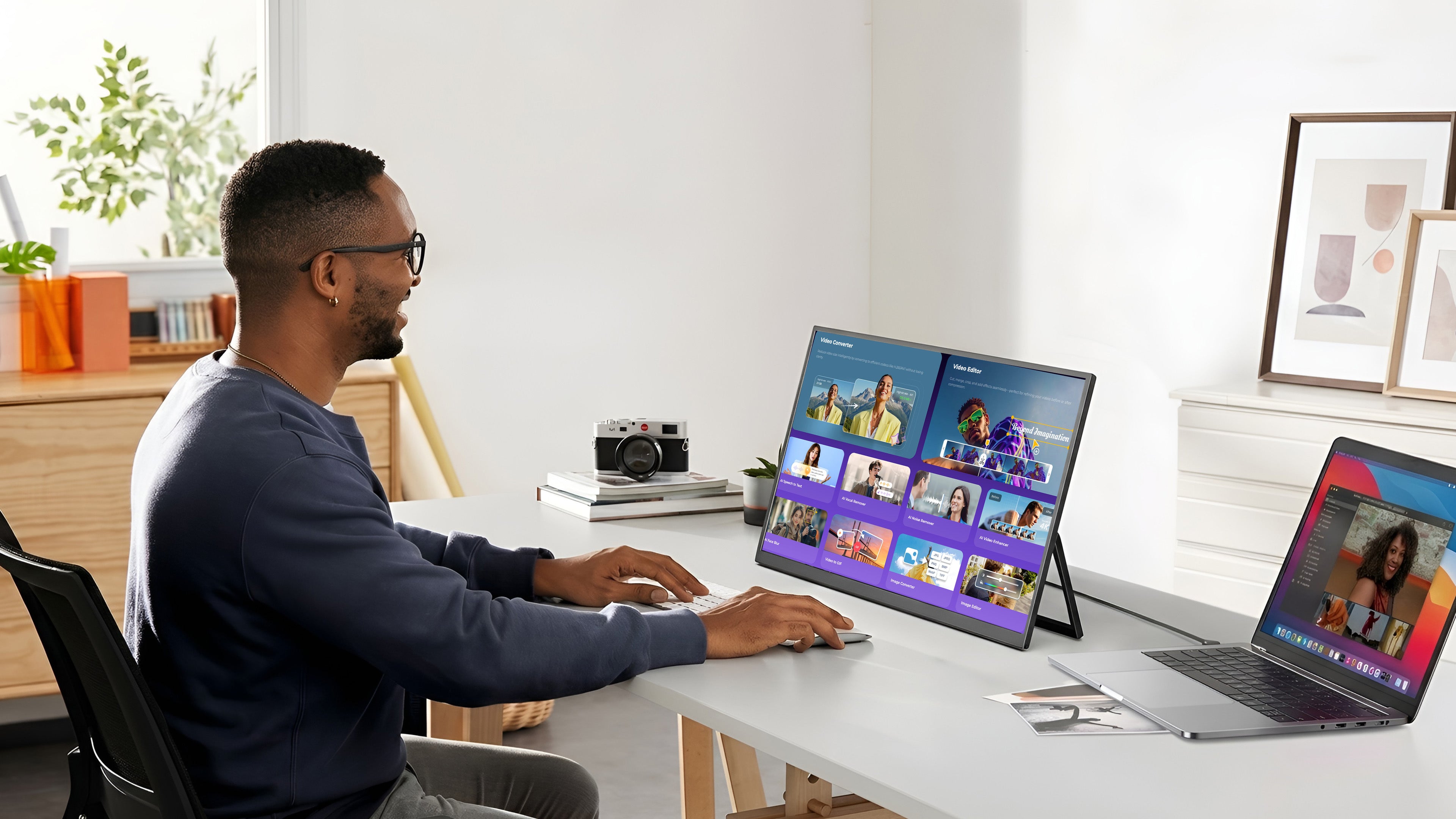 BE157BU | 15.7" 4K Touchscreen for PC Smooth UHD Business Monitor HDR Portable Display