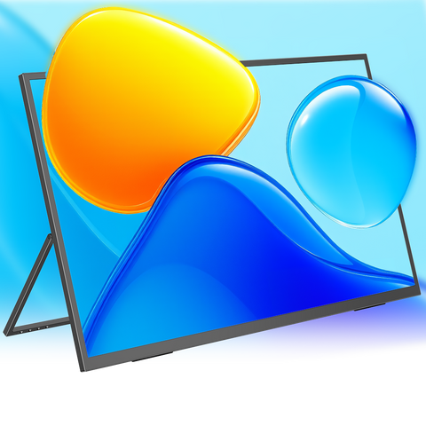 24 Inch 4K Monitor​ HDR Computer Monitor with Speakers PC Display