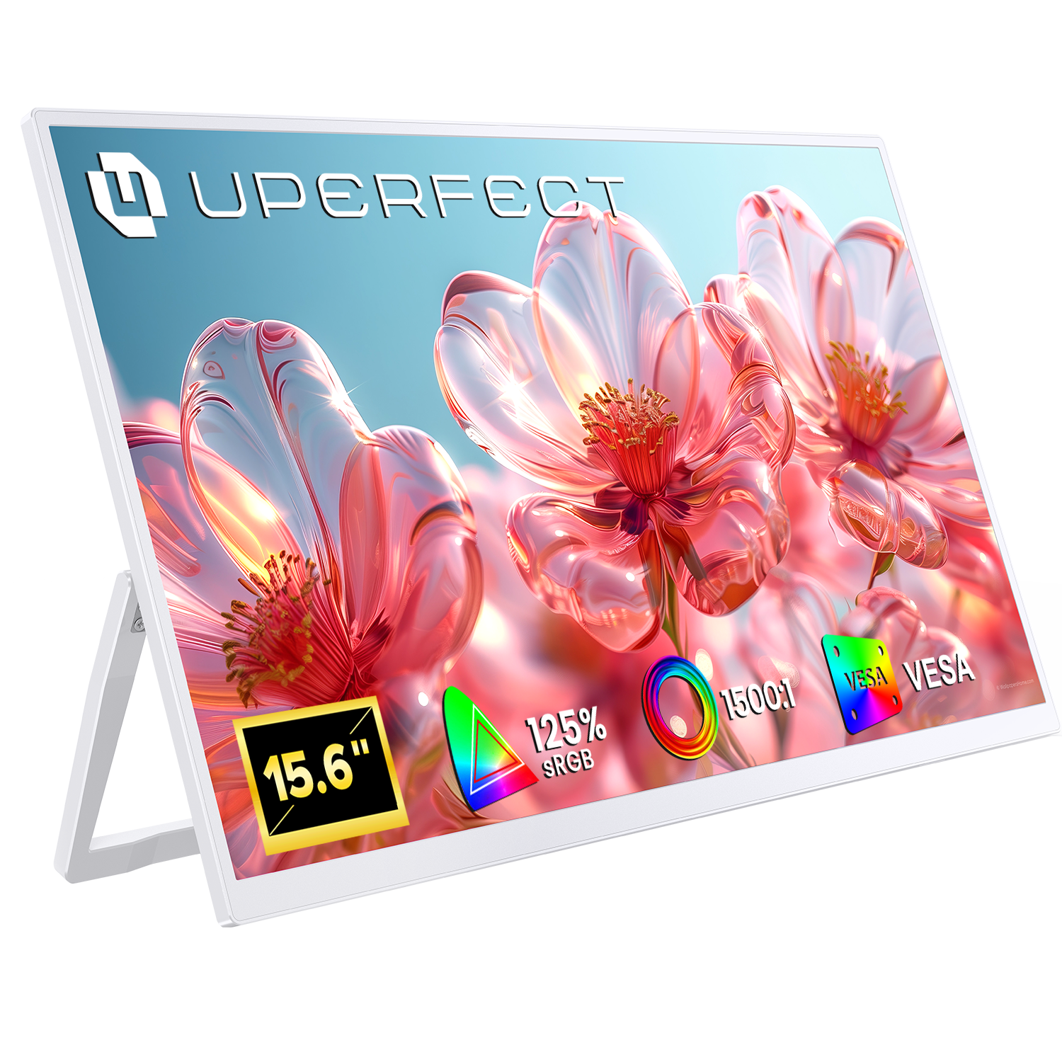 BE156GF | White  15.6" 1080P 60hz Business Monitor | UPERFECT Portable Display