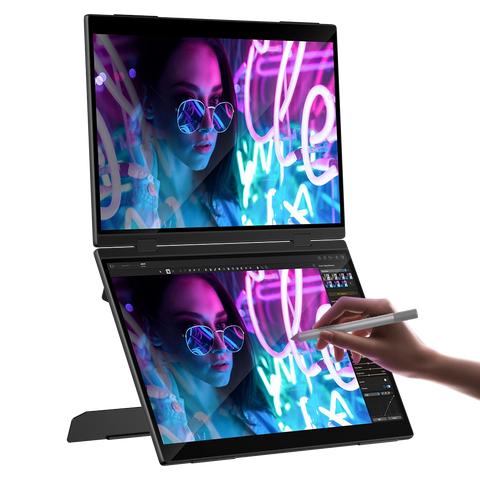 UStation Delta Pro Touch - 16 Inch 2.5K Dual Monitor with Touch Pen