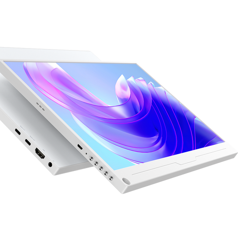 White Monitor 1080P Computer Gaming Portable Screen – UPERFECT