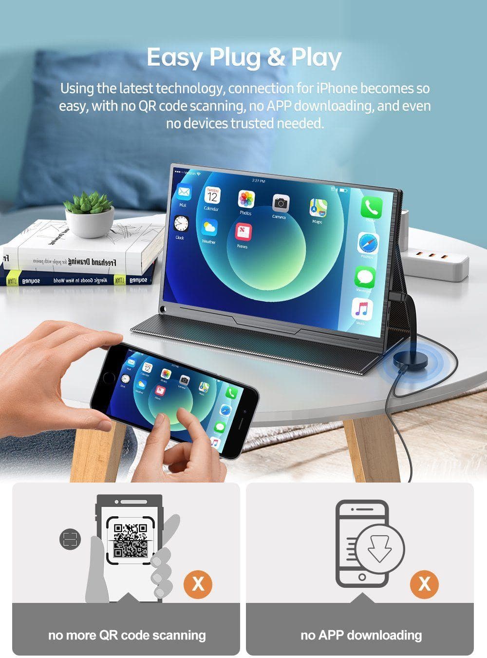 Miracast iPhone, Android, Universal Dongle | UPERFECT UPERFECT 